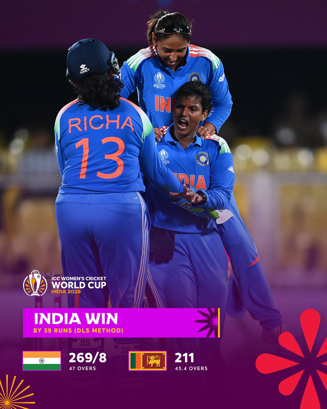 India vs Sri Lanka 2 WCWC 2025