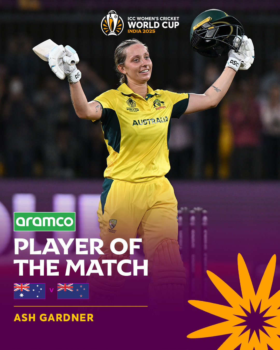 Australia vs New Zealand 1 CWC 2025